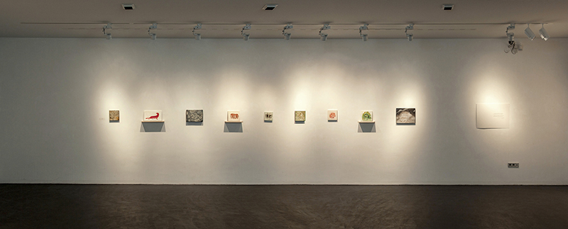 exhibition view "nachtgarten" Tublà da Nives Sara Welponer